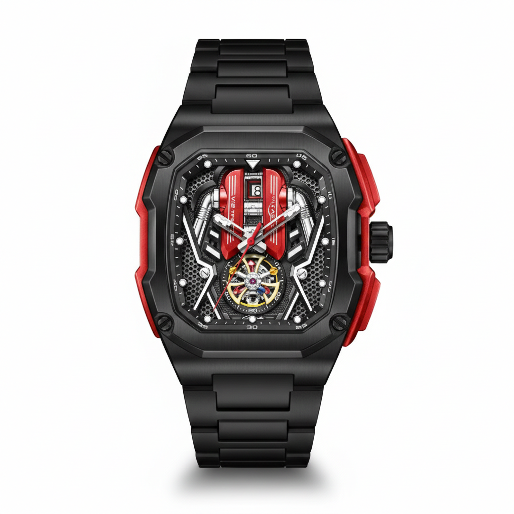 Luxury Men's Watch High-end Three-dimensional