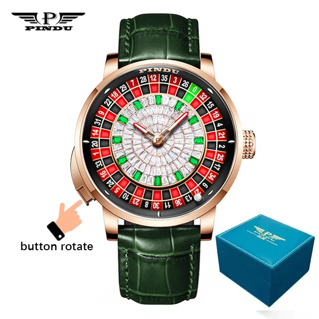 Mechanical Watches Push Button Russian Roulette Game