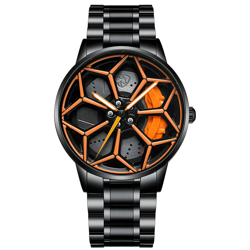 SVJ Men's Watch Batch  360 ° Rotating