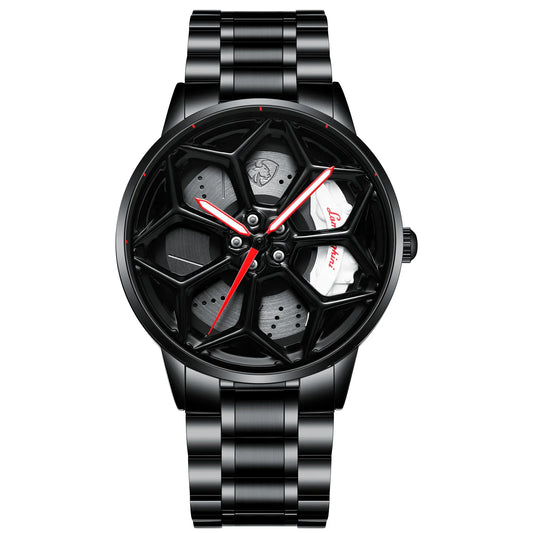 SVJ Men's Watch Batch  360 ° Rotating