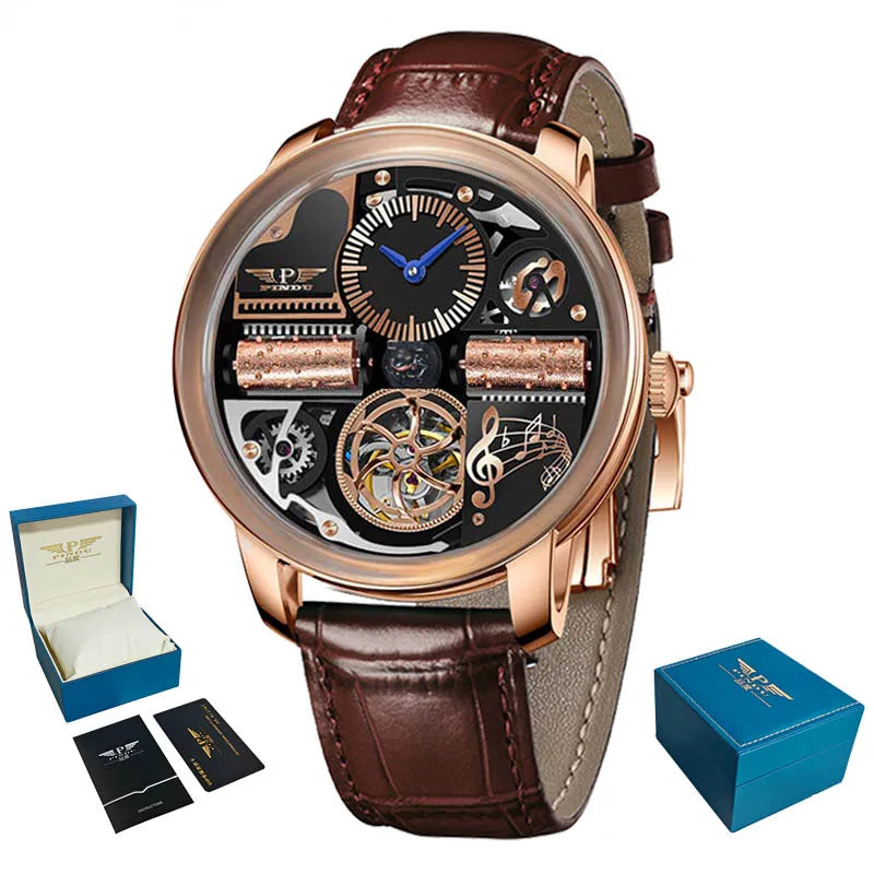 Men Mechanical Watch Godfather Fashionable