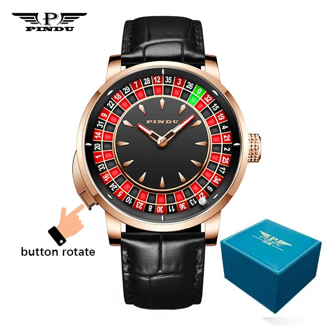 Mechanical Watches Push Button Russian Roulette Game