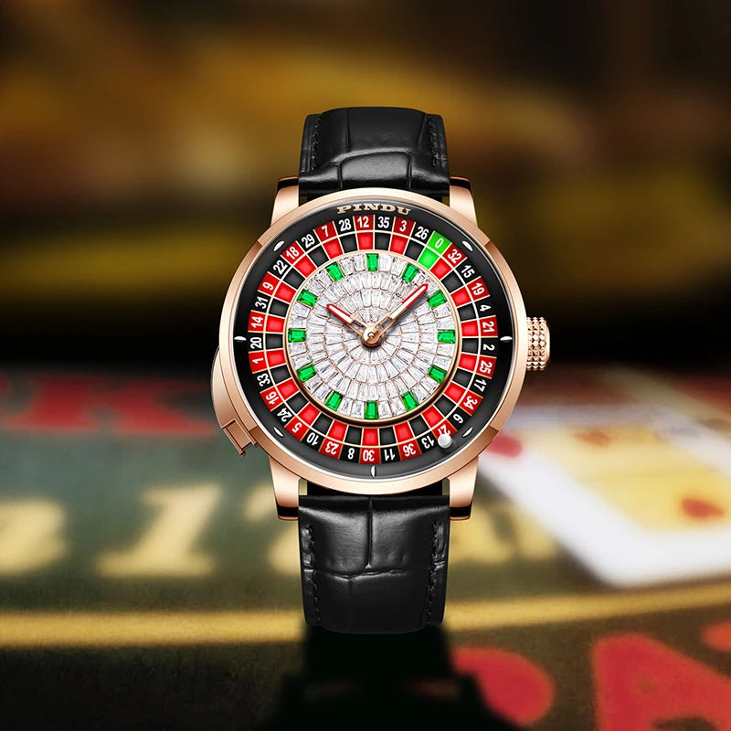 Mechanical Watches Push Button Russian Roulette Game