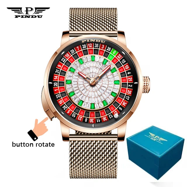 Mechanical Watches Push Button Russian Roulette Game