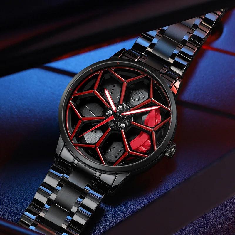 SVJ Men's Watch Batch  360 ° Rotating