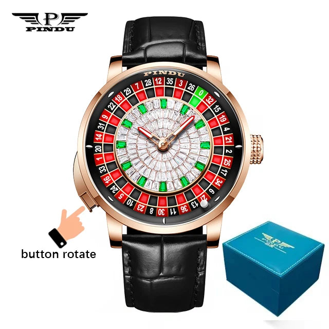 Mechanical Watches Push Button Russian Roulette Game