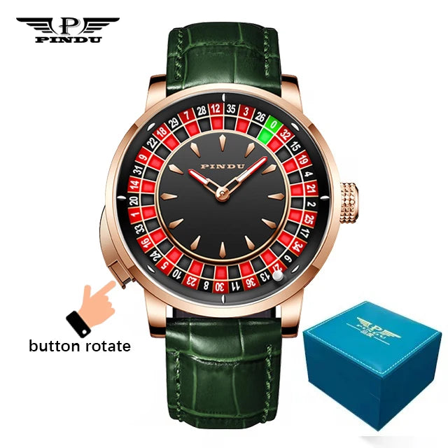 Mechanical Watches Push Button Russian Roulette Game