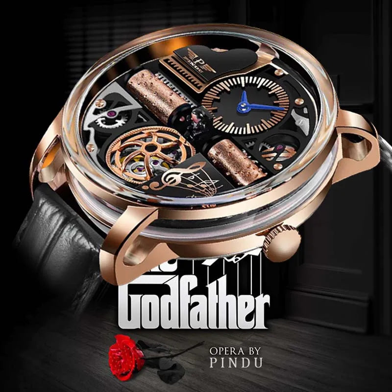 Men Mechanical Watch Godfather Fashionable