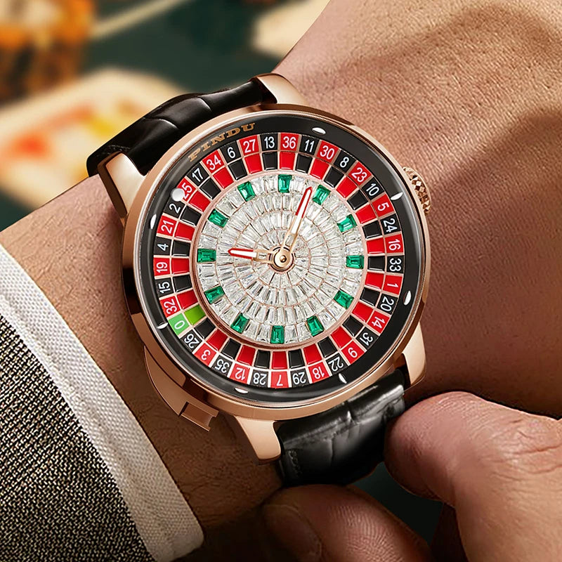 Mechanical Watches Push Button Russian Roulette Game
