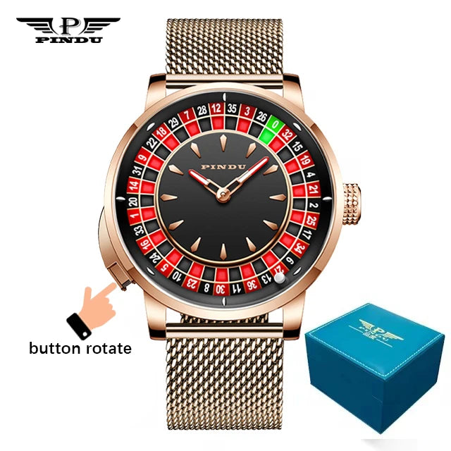 Mechanical Watches Push Button Russian Roulette Game