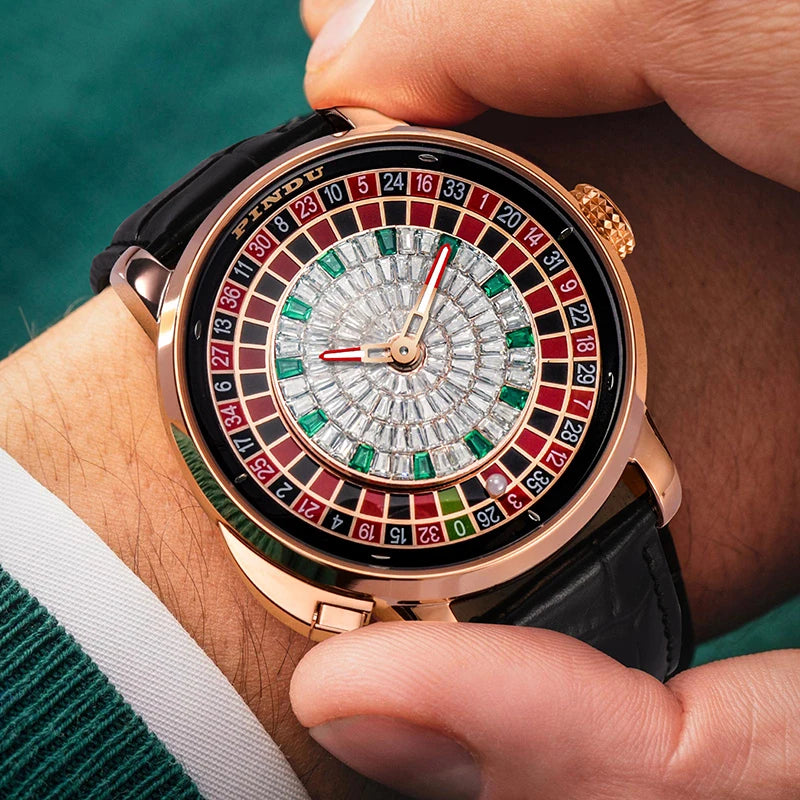Mechanical Watches Push Button Russian Roulette Game
